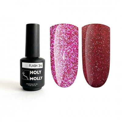 Гель-лак Holy Molly Flash 34, 11 мл Гель-лак Holy Molly Flash 34, 11 мл