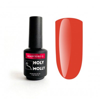 Гель-лак Holy Molly Ready to Red 3, 11 мл Гель-лак Holy Molly Ready to Red 3, 11 мл