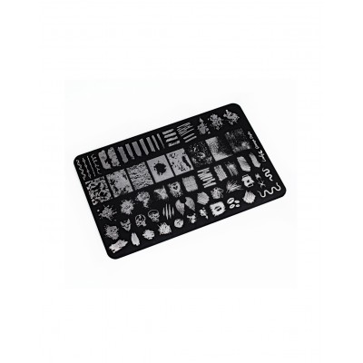 Пластина для стемпинга Grunge Style, Lesly Пластина для стемпинга Grunge Style, Lesly