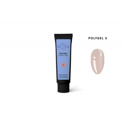 Полигель в тубе №3 MOONNAILS 30 мл Полигель в тубе №3 MOONNAILS 30 мл