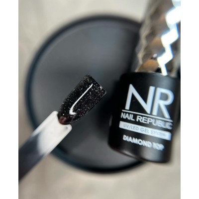 Top Diamond 7 Nail Republic, 10 мл светоотражающий Top Diamond 7 Nail Republic, 10 мл светоотражающий