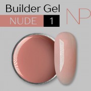 Builder Gel Nude 1, 15 мл Nartist