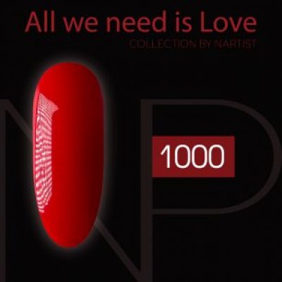 Nartist 1000 All we need is love 10ml Nartist 1000 All we need is love 10ml