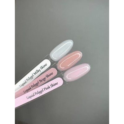 Liquid polygel No Name, Beige Shine 15 мл Liquid polygel No Name, Beige Shine 15 мл