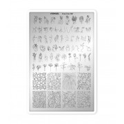 Пластина для стемпинга Sunnail, Free line 001