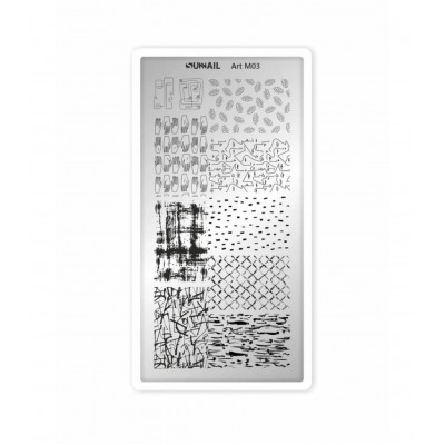 Пластина для стемпинга Sunnail, Art m03 Пластина для стемпинга Sunnail, Art m03