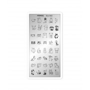 Пластина для стемпинга Sunnail, Nice m02