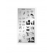 Пластина для стемпинга Sunnail, Pop Art m02