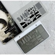 Пластина для стемпинга Sunnail, Forest, 6*12
