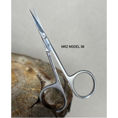 Ножницы MRZ model 08, длина 94 мм, матовое покрытие, зауженные лезвия Ножницы MRZ model 08, длина 94 мм, матовое покрытие, зауженные лезвия