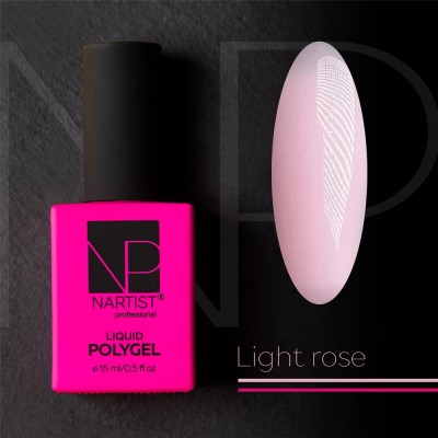 Nartist Polygel Liquid Light Rose 15 ml Nartist Polygel Liquid Light Rose 15 ml